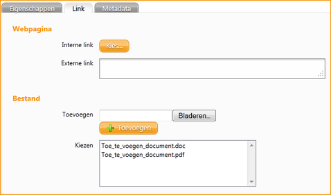 Screenshot InScreen Editor Waxtrapp afbeelding linken